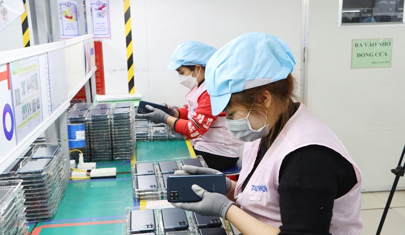 Sản xuất tại Công ty TNHH TEA WON HD (Cụm Công nghiệp Khắc Niệm, thành phố Bắc Ninh).