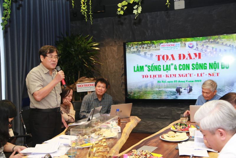 GS.TS Dương Thanh Lượng, nguyên Chủ tịch Hội đồng Trường Đại học Thủy lợi phát biểu ý kiến về việc bổ cập nước cho sông nội đô Hà Nội GS.TS Dương Thanh Lượng, nguyên Chủ tịch Hội đồng Trường Đại học Thủy lợi phát biểu ý kiến về việc bổ cập nước cho sông nội đô Hà Nội