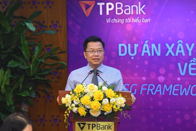 Ông Nguyễn Hưng - Tổng Giám đốc TPBank tự tin đội ngũ TPBank có thể tiếp nhận chuyển giao kỹ thuật, công nghệ để thực thi tốt việc quản trị theo tiêu chuẩn ESG