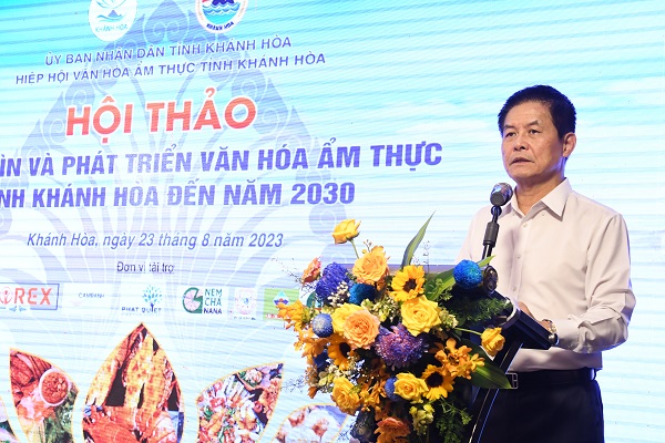 Ông Nguyễn Quốc Kỳ, Chủ tịch Hiệp hội VHAT Việt Nam phát biểu