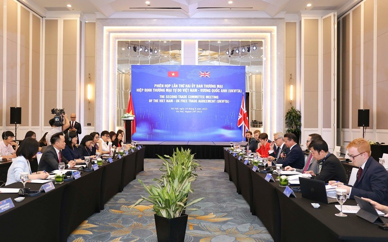 phiên họp lần thứ 2 của Ủy ban thương mại Hiệp định UKVFTA tại Hà Nộ