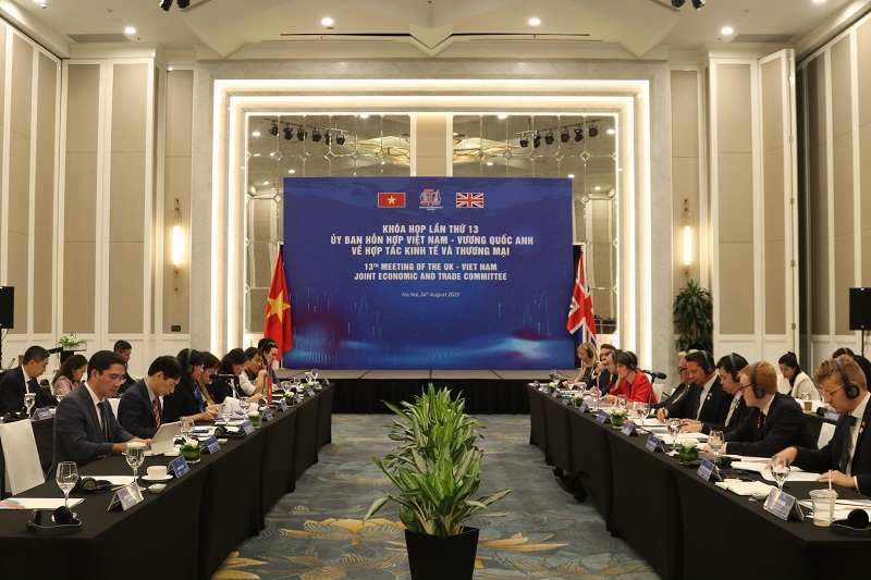 Khóa họp lần thứ 13 Ủy ban hỗn hợp về Hợp tác kinh tế và thương mại Việt Nam – Vương quốc Anh (JETCO13)