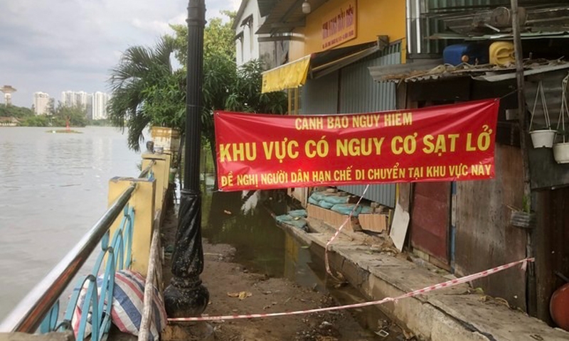 TP. Hồ Chí Minh: Đề xuất dự án phòng chống sạt lở với kinh phí 150 tỷ đồng