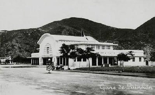 Ga Qui Nhơn thời Pháp thuộc.