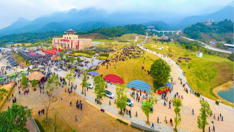 Khu du lịch tâm linh sinh thái Tây Yên Tử ở huyện Sơn Động dự kiến đón hàng nghìn du khách dịp lễ 2/9.