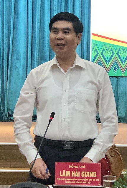 Ông Lâm Hải Giang phát biểu kết luận tại buổi họp báo. Ông Lâm Hải Giang phát biểu kết luận tại buổi họp báo.