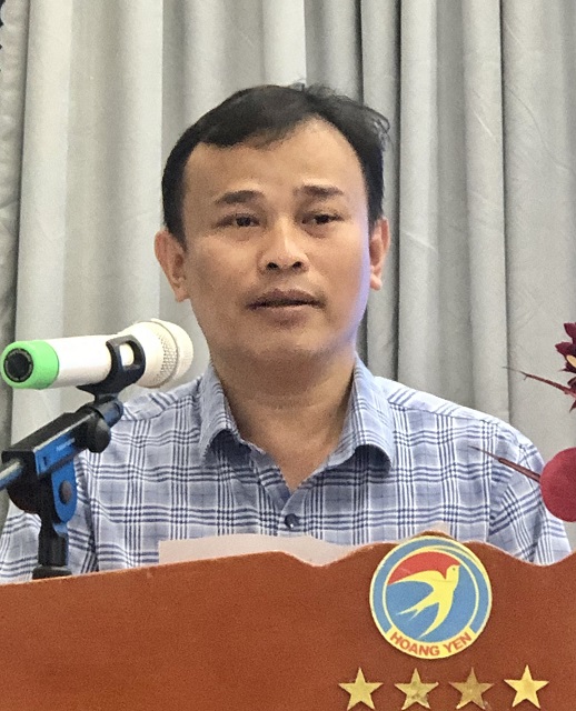 Ông Nguyễn Đình Kha phát biểu khai mạc Lớp tập huấn.