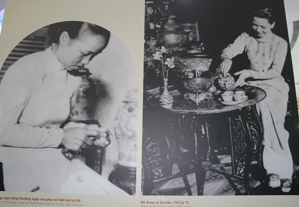 Hình ảnh phụ nữ Việt Nam từ thế kỷ 19, 20 với tục ăn trầu được trưng bày tại Bảo tàng tỉnh