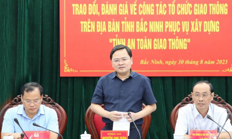Bắc Ninh đánh giá công tác tổ chức giao thông phục vụ xây dựng “Tỉnh an toàn giao thông”