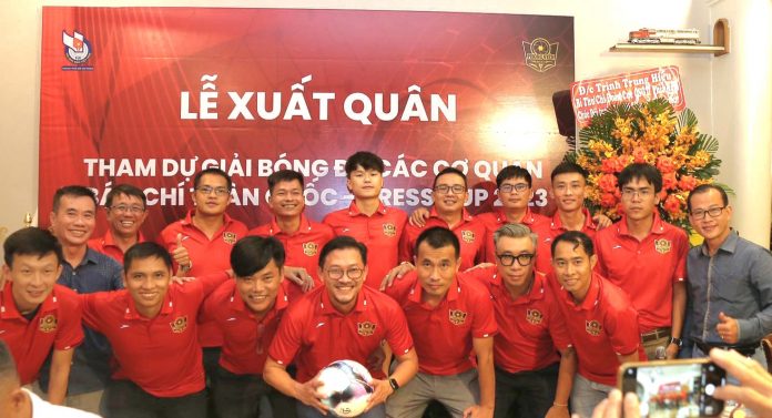 CLB Phóng viên Đời sống – Xã hội làm lễ xuất quân tham dự PressCup 2023