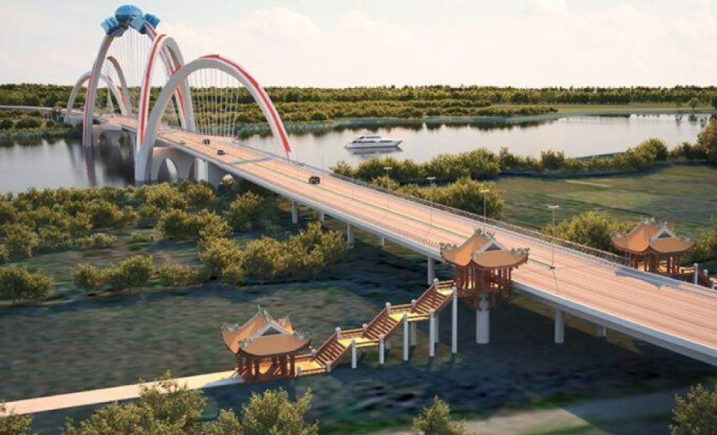 Cầu Phật Tích - Đại Đồng Thành chính thức hợp long vào ngày 30/6/2022