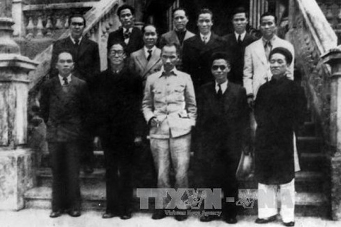 Chính phủ Cách mạng lâm thời thành lập tháng 9/1945 - Ảnh tư liệu