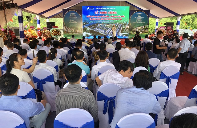 Quang cảnh Lễ khởi công dự án. Quang cảnh Lễ khởi công dự án.
