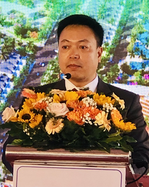 Ông Đặng Trung Kiên giới thiệu về dự án. Ông Đặng Trung Kiên giới thiệu về dự án.