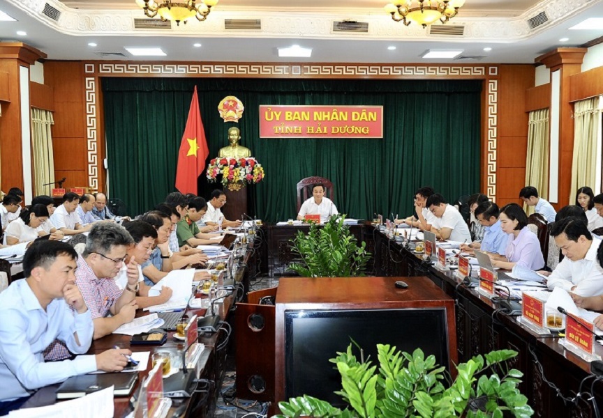 Phiên họp thường kỳ tháng 9 (lần 1) của UBND tỉnh Hải Dương