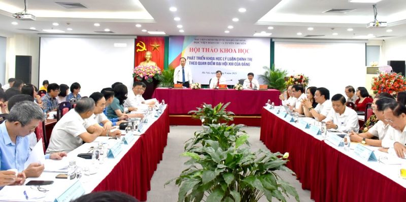 Hội thảo "Phát triển khoa học lý luận chính trị theo quan điểm Đại hội XIII của Đảng"
