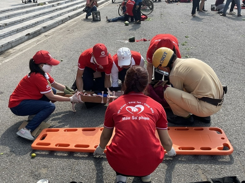 Lễ kỷ niệm Ngày Sơ cấp cứu thế giới năm 2023 diễn ra tại Vĩnh Phúc