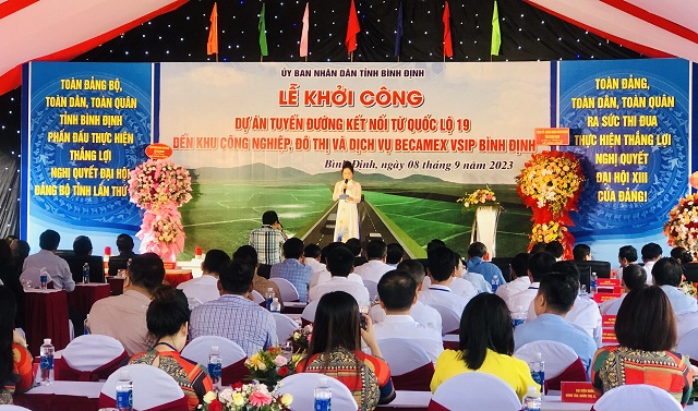 Quang cảnh Lễ khởi c&ocirc;ng dự &aacute;n.