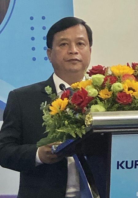 &Ocirc;ng Nguyễn Tuấn Thanh phat biểu tại Lễ Kh&aacute;nh th&agrave;nh Nh&agrave; m&aacute;y.