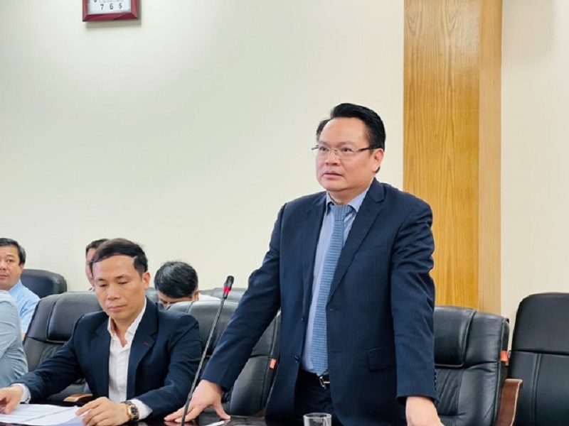 Ông Lê Độ - Phó Giám đốc Tập đoàn Thành Công phát biểu tại buổi làm việc