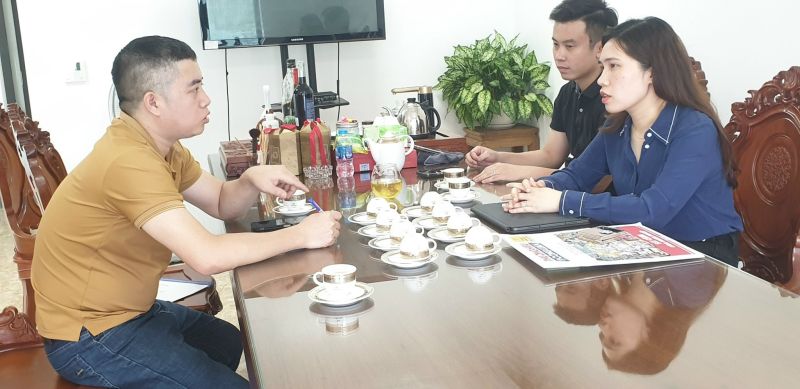Phóng viên Thương hiệu và Công luận trò chuyện cùng Phó tổng giám đốc Công ty CP hữu nghị Xuân Cương, Nguyễn Thị My Hương
