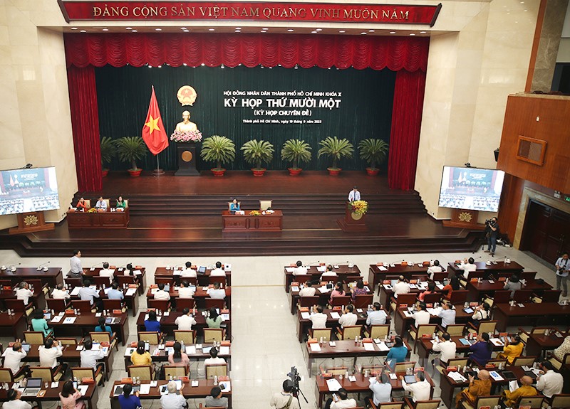 Toàn cảnh Kỳ họp lần thứ XI của HĐND TP. Hồ Chí Minh