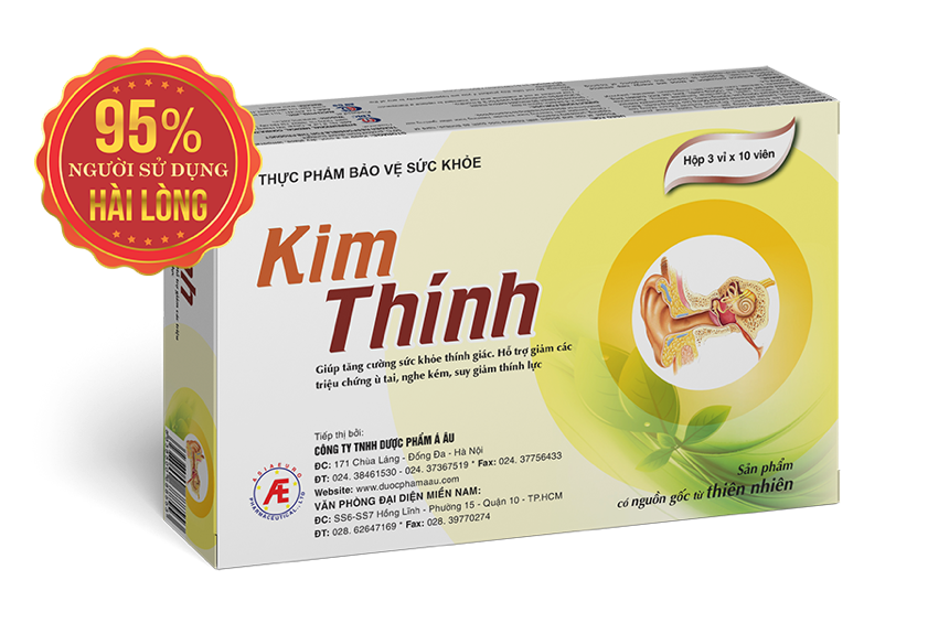 Kim Thính giúp giảm triệu chứng ù tai trái hiệu quả