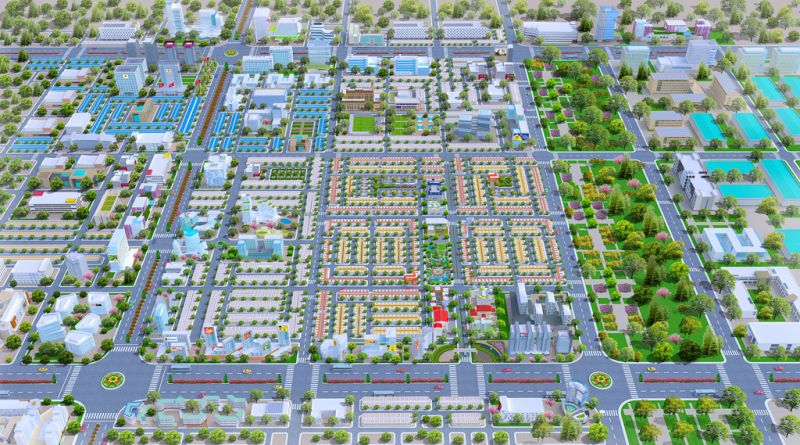 Phối cảnh tổng thể dự án Mega City 2