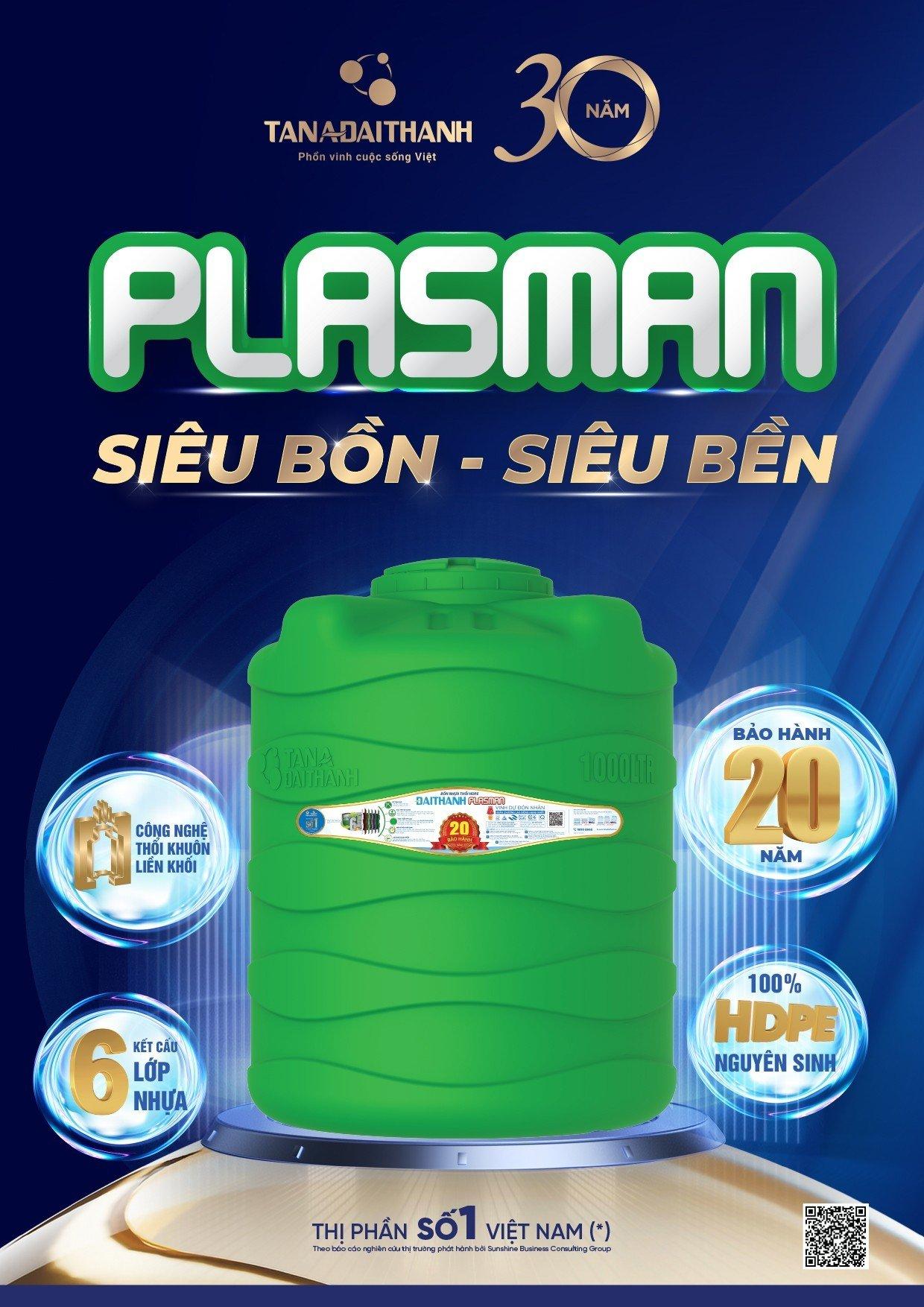 Si&ecirc;u bồn Plasman c&oacute; nhiều ưu điểm nổi bật