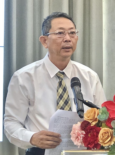 &Ocirc;ng Trần Văn Thanh ph&aacute;t biểu kết luận Hội nghị.