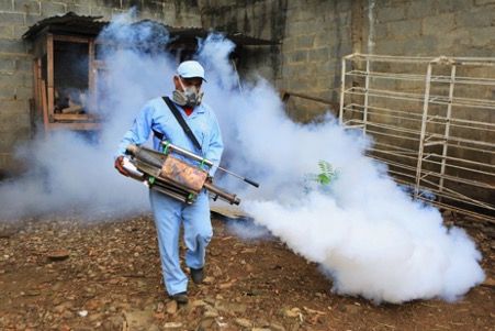 Diệt muỗi, giữ môi trường sạch thoáng là một trong những cách phòng ngừa sốt xuất huyết bên cạnh vắc xin. Nguồn: CNN