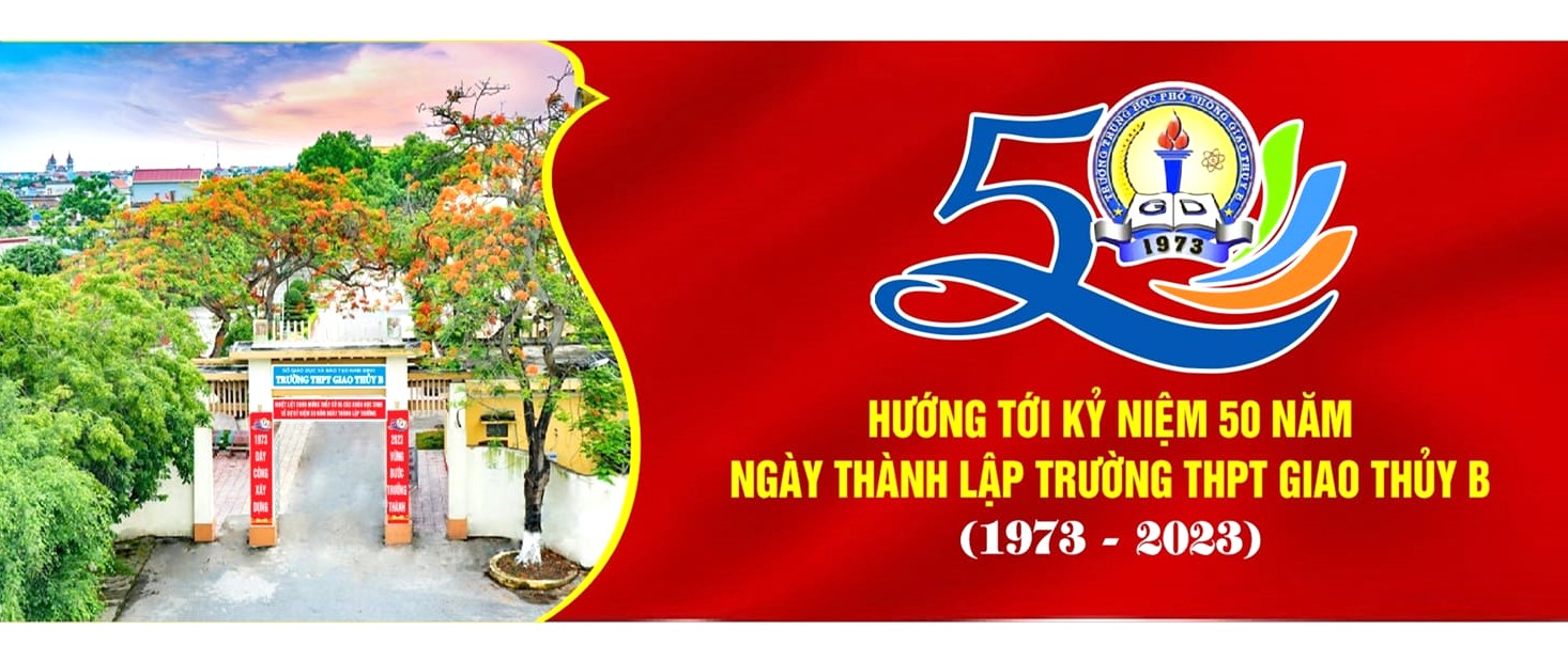 Trường THPT Giao Thủy B (Nam Định): 50 năm - một chặng đường phát triển