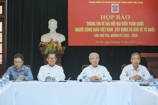 Họp báo giới thiệu về Đại hội đại biểu toàn quốc Người Công giáo Việt Nam xây dựng và bảo vệ Tổ quốc