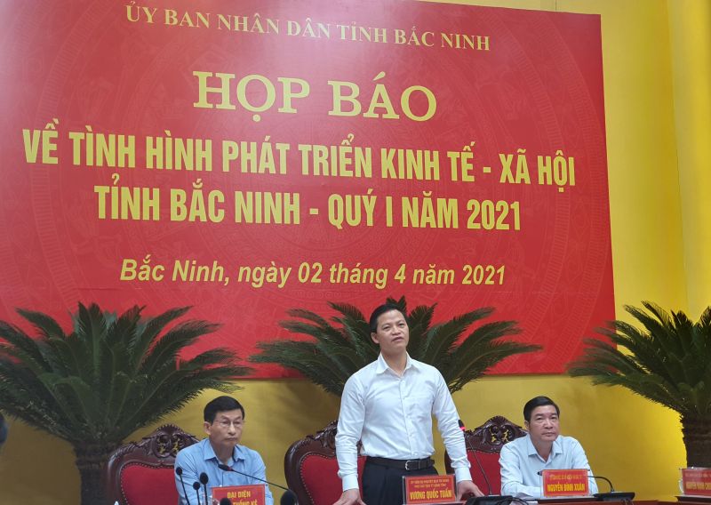 Tỉnh Bắc Ninh tổ chức họp báo năm 2021.