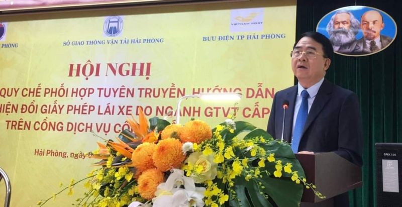 Ông Lê Khắc Nam- Phó Chủ tịch UBND TP. Hải Phòng phát biểu tại Hội nghị