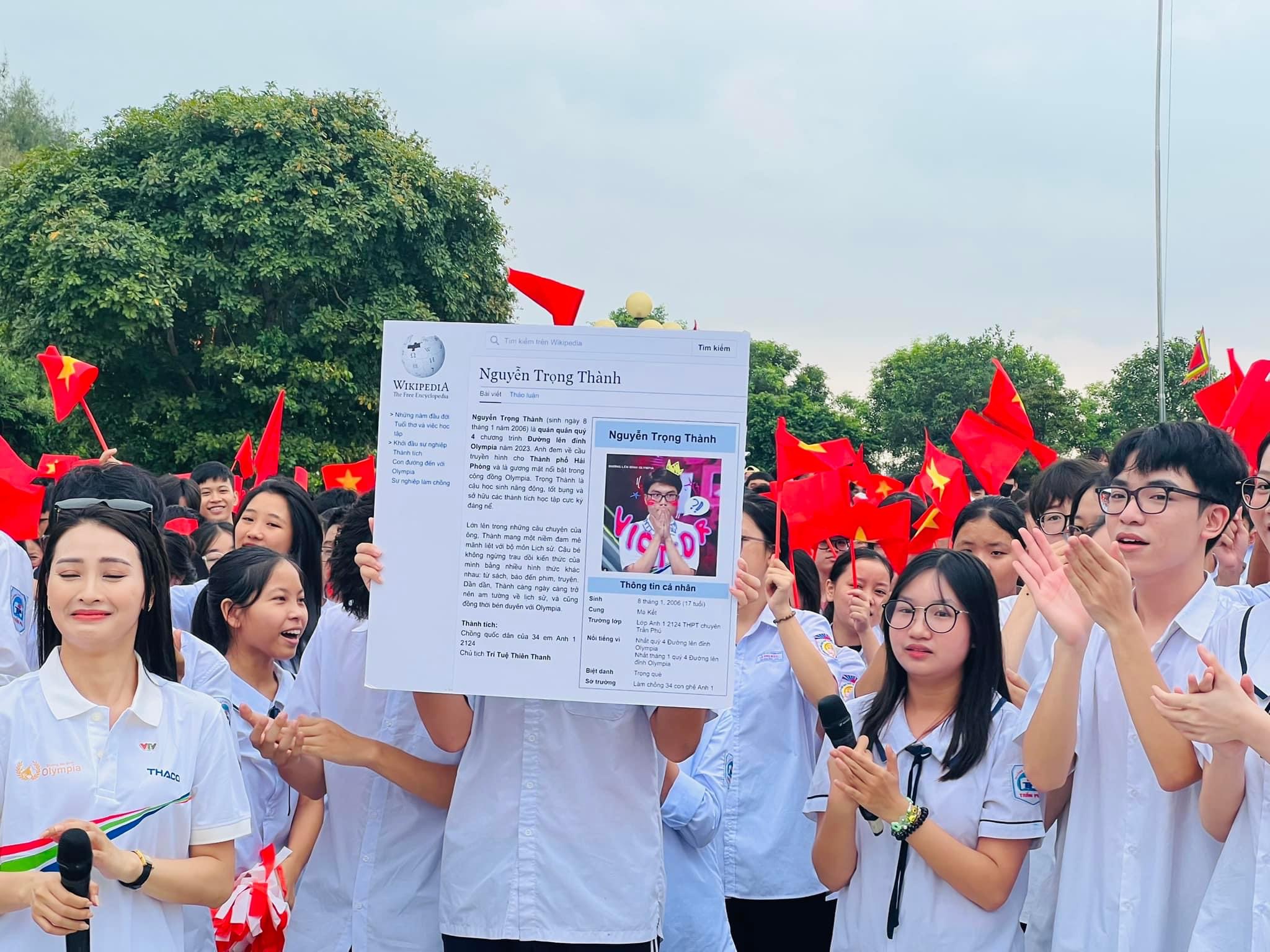 Điểm cầu Hải Phòng sẵn sàng để cổ vũ Trọng Thành chinh phục Đường lên đỉnh Olympia năm 2023