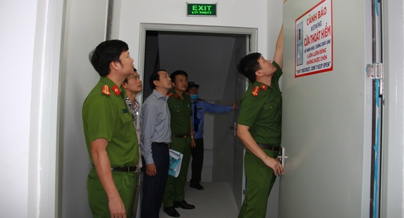 Kiểm tra công tác PCCC tại các khu chung cư, nhà ở xã hội dành cho công nhân tại Thanh Hóa