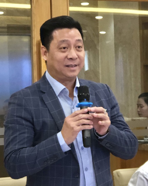 &Ocirc;ng Ph&ugrave;ng Hữu Ngọc Anh ph&aacute;t biểu tại Hội nghị.