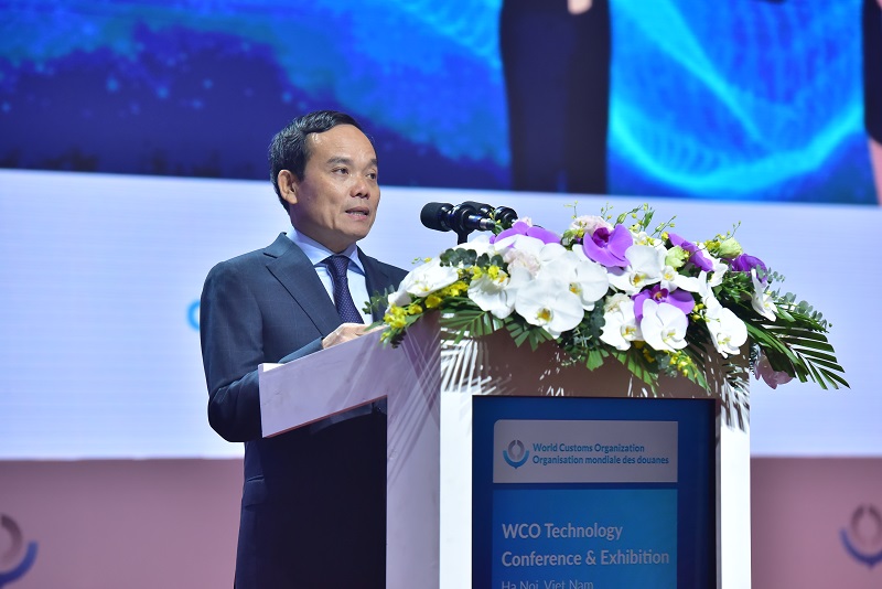 Phát biểu tại Hội nghị và Triển lãm Công nghệ của Tổ chức Hải quan Thế giới, Phó Thủ tướng Chính phủ Trần Lưu Quang