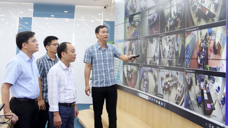 Trung tâm điều hành đô thị thông minh thành phố Bắc Giang.