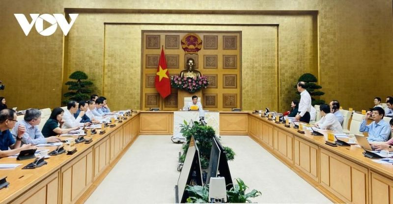 Phó Thủ tướng Lê Minh Khái, Trưởng Ban chỉ đạo chủ trì cuộc họp Ban chỉ đạo điều hành giá của Chính phủ triển khai nhiệm vụ từ nay đến cuối năm