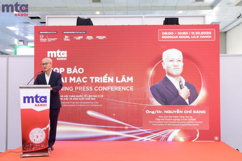 Phó chủ tịch, Tổng thư ký Hiệp hội doanh nghiệp cơ khí Việt Nam (VAMI), Nguyễn Chỉ Sáng