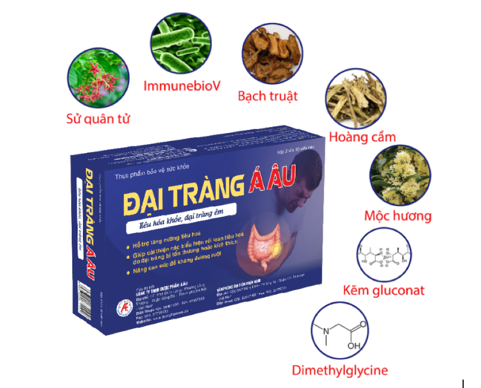 Đại tràng Á Âu - Tiêu hóa khỏe, đại tràng êm Đại tràng Á Âu - Tiêu hóa khỏe, đại tràng êm