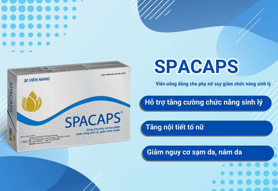 Sử dụng Spacaps giúp tăng nội tiết tố nữ an toàn, hiệu quả