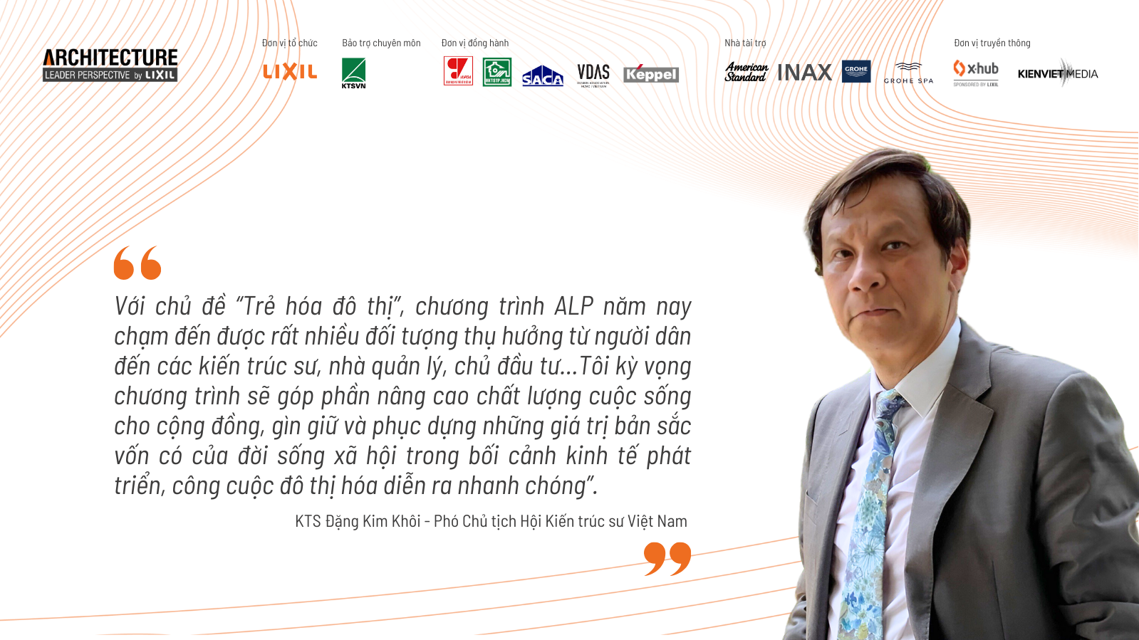 KTS Đặng Kim Khôi, Phó chủ tịch Hội Kiến trúc sư Việt Nam