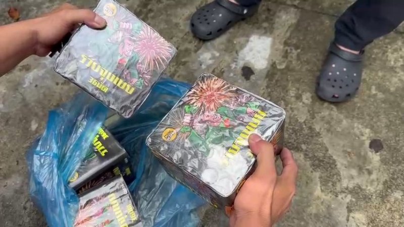Thừa Thiên -Huế phát hiện vận chuyển hàng lậu là pháo hoa nổ..