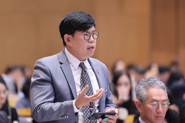 Ông Ng Boon Teck (Hiệp hội Doanh nghiệp Singapore tại Việt Nam) phát biểu về lĩnh vực logistics tại Việt Nam - Ảnh: VGP/Nhật Bắc