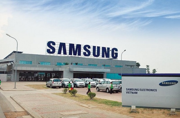 Nhà máy Samsung tai khu công nghiệp Yên Phong