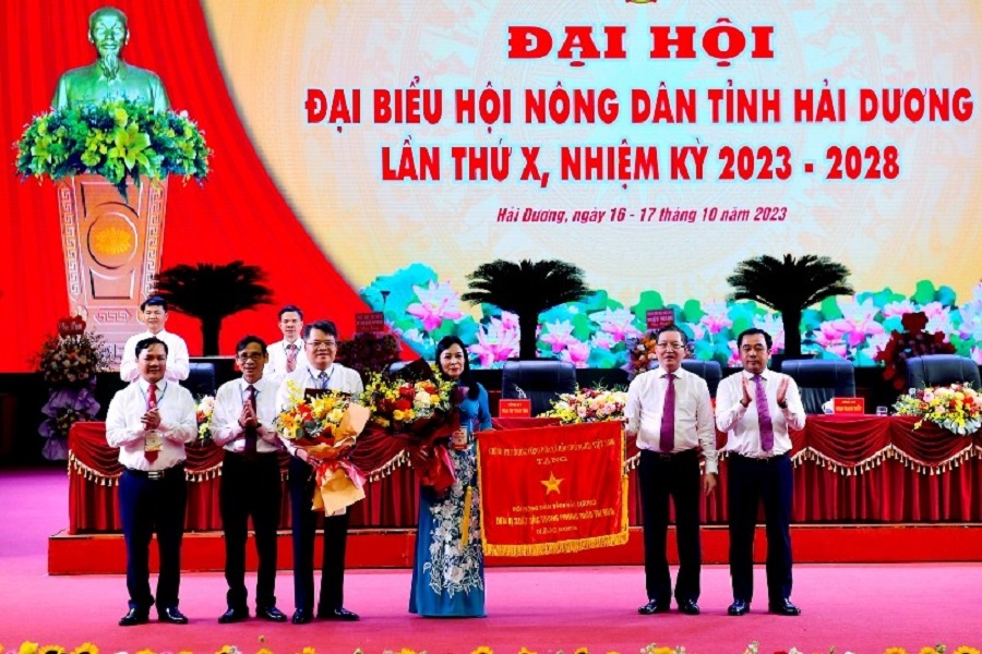 Đại hội đại biểu Hội Nông dân tỉnh Hải Dương lần thứ X, nhiệm kỳ 2023-2028.