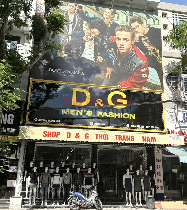 Cửa hàng D&G chuyên kinh doanh thời trang nam